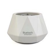 Opteka Portable Wireless Bluetooth Speaker with Built-In Speakerphone &amp; 4 Hour Rechargeable Battery (White)