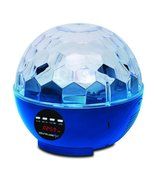 SoundLogic Bluetooth Instant Party Speaker with Disco Light Show - Retail Packaging - Black N3
