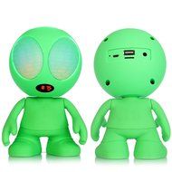 Alien Portable Wireless Bluetooth Speaker w/Stereo &amp; Clear Bass Subwoofer N6
