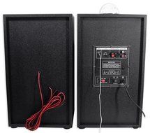 GLI Club Q6.5 Dual 6.5" Bluetooth Home Theatre Speakers USB/SD/Radio+Disco Ball N3