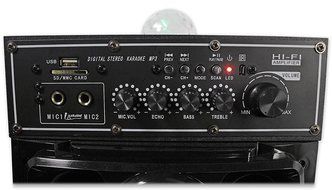 GLI Club Q6.5 Dual 6.5" Bluetooth Home Theatre Speakers USB/SD/Radio+Disco Ball N5