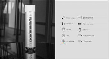Bluetooth Amanico Wireless Portable with LED Color Lights Controlled by App Speakers,Outdoor or in Indoor Sleeping... N2