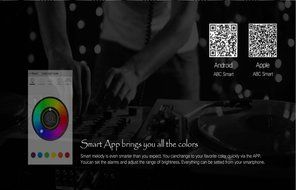Bluetooth Amanico Wireless Portable with LED Color Lights Controlled by App Speakers,Outdoor or in Indoor Sleeping... N7