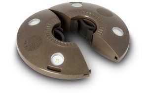 ION Audio Patio Mate | Umbrella Light and Bluetooth Stereo Speaker with Built-In Rechargeable Battery