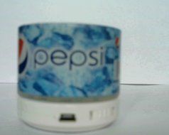 Cyberverse Mini Pepsi Bluetooth Ultra-Portable Speaker with Built-In Bass Port and Wireless Connectivity