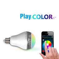 Generic LED Light Bulb With Bluetooth Speakers, Smart LED Light Bulb Audio Music RGB Lamp with Speaker, LED Multi-Color... N2