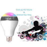 Generic LED Light Bulb With Bluetooth Speakers, Smart LED Light Bulb Audio Music RGB Lamp with Speaker, LED Multi-Color... N3