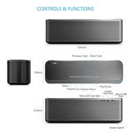 W-King 16W Aluminum-Alloy Bluetooth Speakers 4.2 HIFI Wireless Portable Stereo SoundBox Superior Bass, High Definition... N3