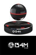 B4M ORB-Dark Black Portable Wireless Bluetooth 4.1 Floating Sound Levitating Maglev Speaker (NFC)