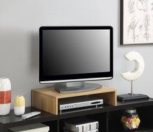 Designs2Go Small TV / Monitor Riser, Black N5