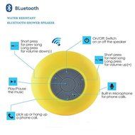 IPx4 Grade Waterproof Wireless Bluetooth Speaker, 2016 upgrade Bluetooth 4.1 Stereo Speaker With Sucker Mount... N7