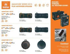 Yatra Aquatune 12610 - Portable Waterproof Rugged Wireless Bluetooth Speaker (Black) N2