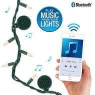 Innovative Technology BRT-200-WG Bright Tunes Decorative String Light with Bluetooth Speakers, White, 26-Feet N11