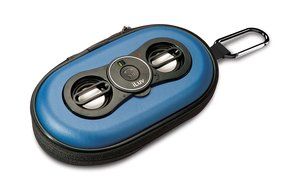 iLuv SmashBox Pro 3.5mm Aux Portable Speaker Case with Hands Free Calling (Blue)