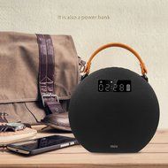 MIFA M9 Portable Bluetooth Speaker 4.0 with Power Bank And LED Display (Black) N4