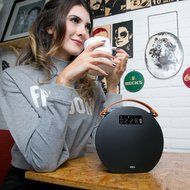 MIFA M9 Portable Bluetooth Speaker 4.0 with Power Bank And LED Display (Black) N7