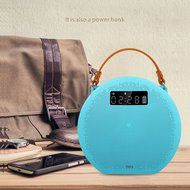 MIFA M9 Portable Bluetooth Speaker 4.0 with Power Bank And LED Display (Black) N12