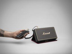 Marshall Stockwell Portable Bluetooth Speaker, Black (4091451) N5