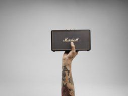 Marshall Stockwell Portable Bluetooth Speaker, Black (4091451) N7