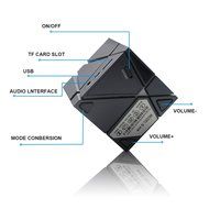 Magic mini Cube-Shaped Subwoofer Bluetooth Speaker LED RGB Light Bluetooth Stereo Outdoor Wireless Speakers 3D... N3