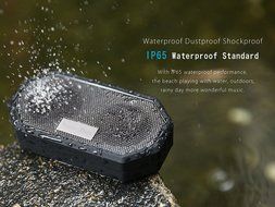 Waterproof Bluetooth Speaker, New Bee Wireless Mini Portable Stereo Bluetooth Speakers with CRS 4.0 for Camping... N2
