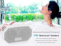 Waterproof Bluetooth Speaker, New Bee Wireless Mini Portable Stereo Bluetooth Speakers with CRS 4.0 for Camping... N17