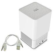Generic Stereo Music Wirelss Speaker (Bluetooth v3.0 System, Enhanced Bass Speakers, 2*3W Acoustic Drivers, NFC... N6