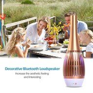 MAONO Music Vase Bluetooth V4.0 Wireless Smart Speaker with APP Control, Dual Drive Stereo Sound, Dancing Light... N4