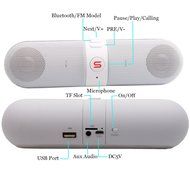 Wireless Bluetooth Speakers, Portable Stereo Bluetooth Speakers with HD Audio and Surround Sound, Outdoor Pill... N10