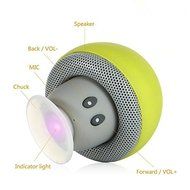 NOKEA Mushroom Mini Wireless Portable Bluetooth 4.1 Speakers with Mic for Iphone /Ipad /Laptop Samsung HTC Lg... N15