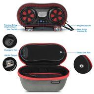 Excelvan Wireless Bluetooth Speaker-Bicycle Speaker Case(with Rechargeable 4400 mAh Power Bank, Hands-Free Speaker... N10