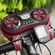 Excelvan Wireless Bluetooth Speaker-Bicycle Speaker Case(with Rechargeable 4400 mAh Power Bank, Hands-Free Speaker... N12