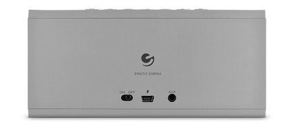 Ematic Portable Bluetooth Speaker and Speakerphone (Gray) N4