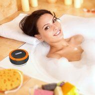 NOKEA Wireless Bluetooth 3.0 Waterproof Outdoor &amp; Shower Speaker, Mini Water Resistant Wireless Shower Speaker... N28