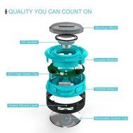 NOKEA Wireless Bluetooth 3.0 Waterproof Outdoor &amp; Shower Speaker, Mini Water Resistant Wireless Shower Speaker... N42