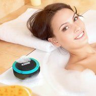 NOKEA Wireless Bluetooth 3.0 Waterproof Outdoor &amp; Shower Speaker, Mini Water Resistant Wireless Shower Speaker... N43