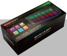 KOCASO Portable Universal Bluetooth LED Rainbow Dancing Light Up Speaker (3W, Hands Free, Powerful Sound, Compatible... N6