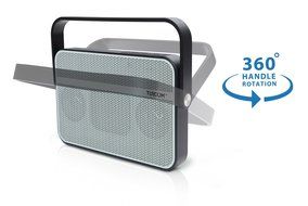 Turcom AcoustoShock Move Portable Bluetooth Speaker Dual Speakers 10 Watt Power, Water-Resistant (10 Watt), Built... N5