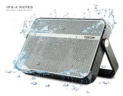 Turcom AcoustoShock Move Portable Bluetooth Speaker Dual Speakers 10 Watt Power, Water-Resistant (10 Watt), Built... N7