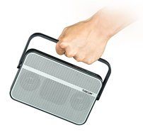 Turcom AcoustoShock Move Portable Bluetooth Speaker Dual Speakers 10 Watt Power, Water-Resistant (10 Watt), Built... N8