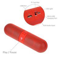 Bluetooth Speaker, EEEKit Portable Shockproof Bluetooth Wireless FM Stereo Speaker, Surround Sound Speaker, The... N4