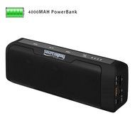 Sourcingbay SCB06 Bluetooth 3.0 Stereo Speaker with Radio Function and TF Card Slot - Built-in 4000mAh Power Bank...