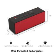 Bluetooth Speakers,Geega 10W Portable Stereo Wireless Speaker,Mini outdoor Speaker(Subwoofer,Deep Bass,High Fidelity... N2