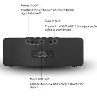 Bluetooth Speakers,Geega 10W Portable Stereo Wireless Speaker,Mini outdoor Speaker(Subwoofer,Deep Bass,High Fidelity... N3