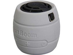 MicroNet BeatBoom Portable Wireless Bluetooth Speaker - Retail Packaging - White/Black N2