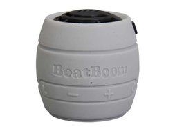 MicroNet BeatBoom Portable Wireless Bluetooth Speaker - Retail Packaging - White/Black N3