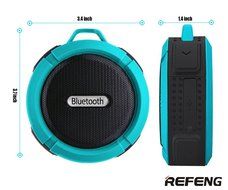 ReFeng Wireless HD Bluetooth 3.0 Shower Speaker Built-in Mic With Lifetime Guarantee Rechargeable Waterproof and... N4