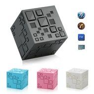 iSTYLE Portable Bluetooth Speakers Q+ ,Cube Wireless Stereo Led Light speaker,Support TF Card FM Radio,for iPhone... N4