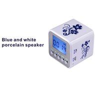 iwish TT032A Portable Mini Digital Speaker USB Flash Drive Micro SD/TF Card Music MP3 Player FM Radio Blue and... N4