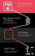Pagreberya Small Portable Wireless Bluetooth Speaker - 2016 New Version - More Powerful Sound, Powerful Bass,... N7